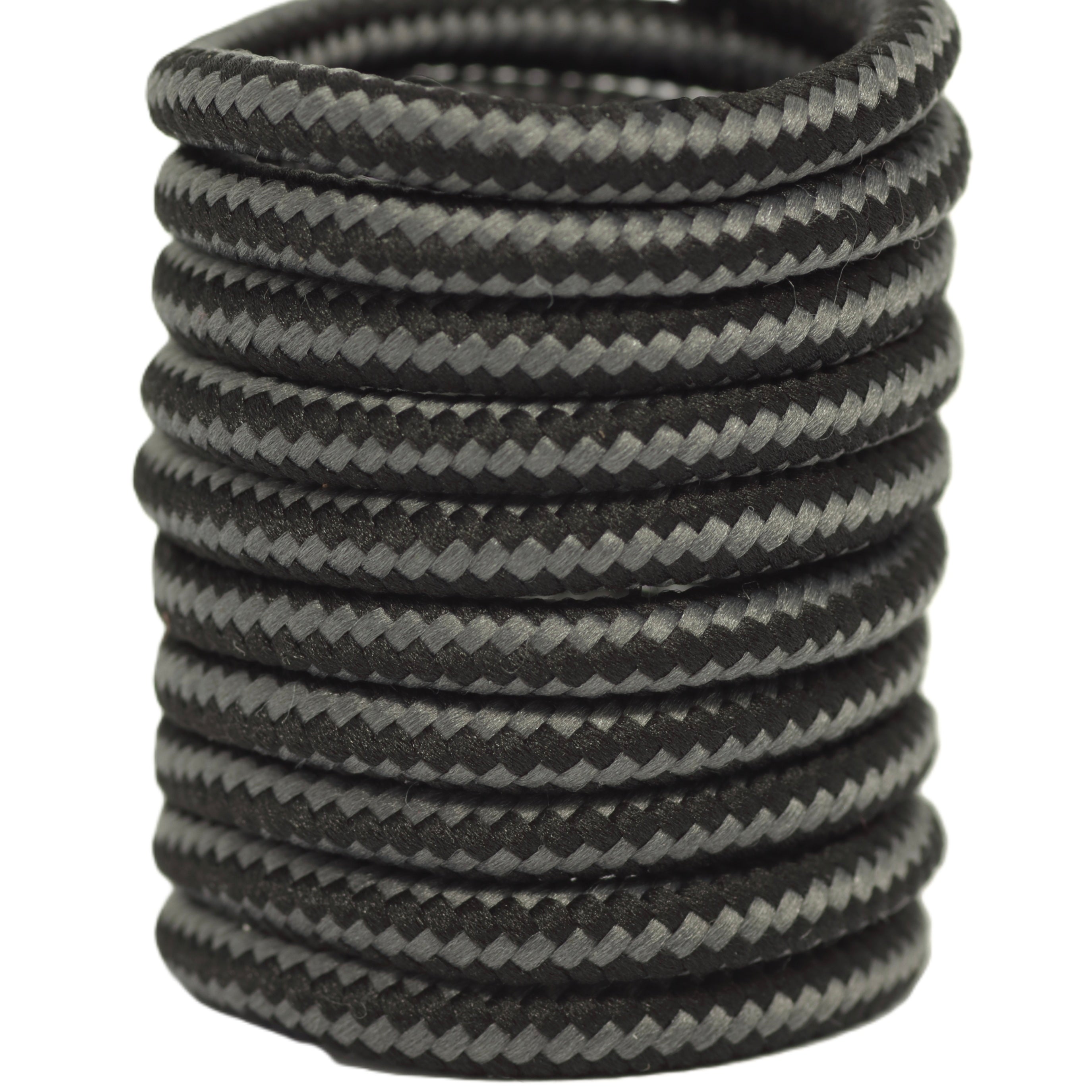 1 Pair Round Shoe Laces for Boots, Runners, and Work Shoes Heavy-Duty Polyester