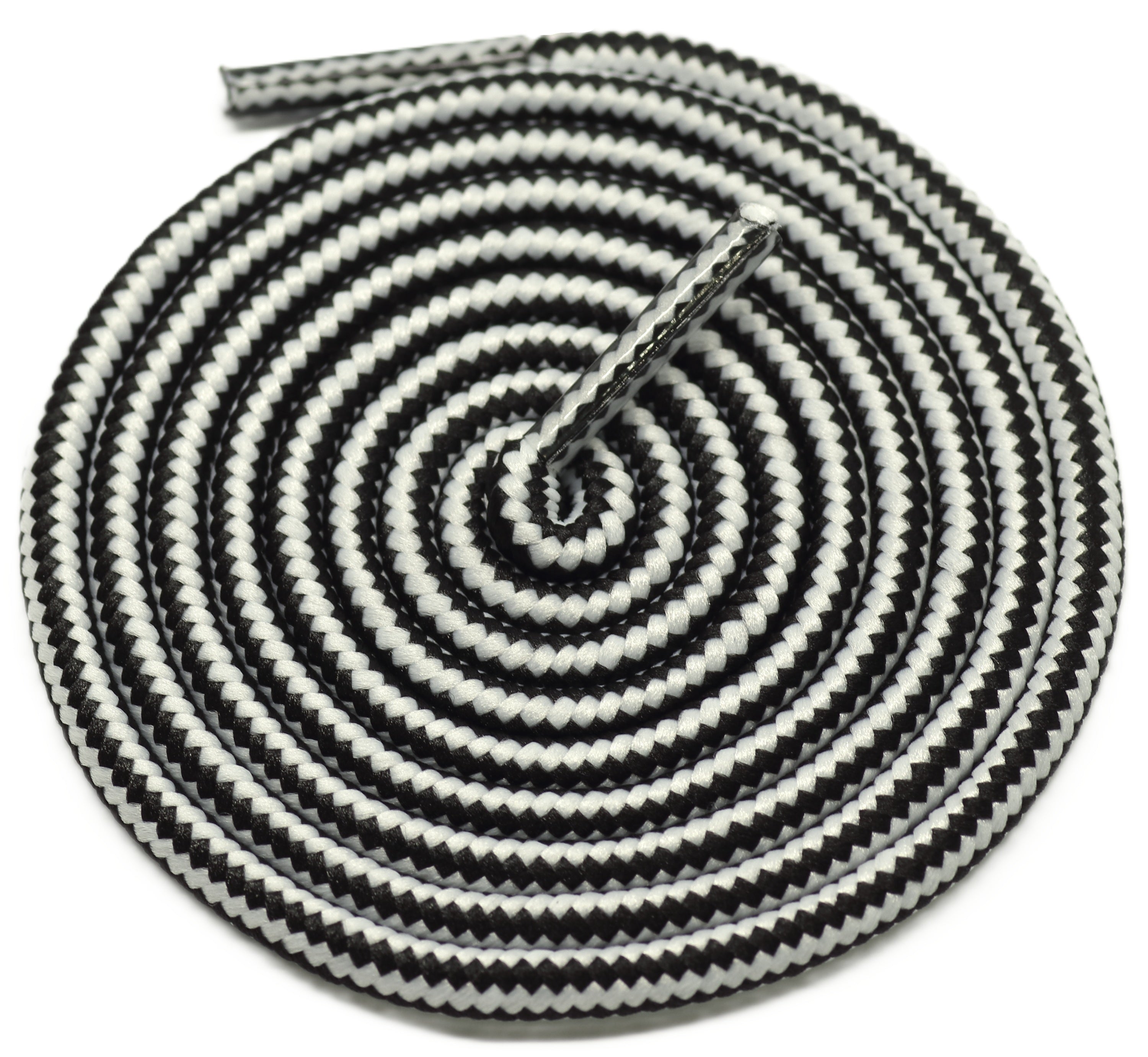 1 Pair Round Shoe Laces for Boots, Runners, and Work Shoes Heavy-Duty Polyester