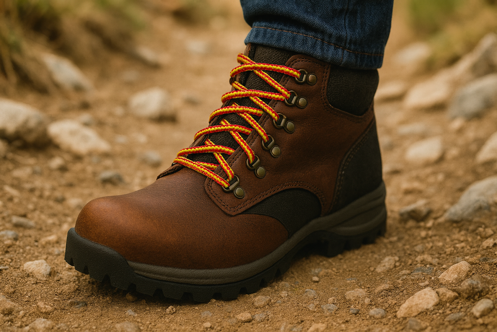 1 Pair Round Shoe Laces for Boots, Runners, and Work Shoes Heavy-Duty Polyester