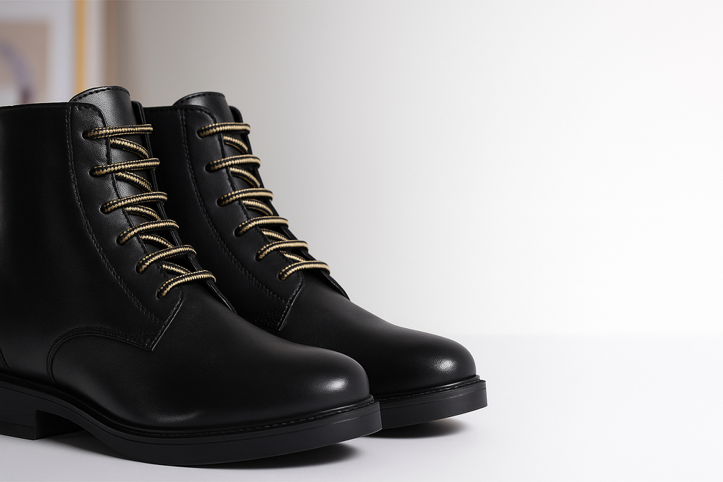 1 Pair Round Shoe Laces for Boots, Runners, and Work Shoes Heavy-Duty Polyester